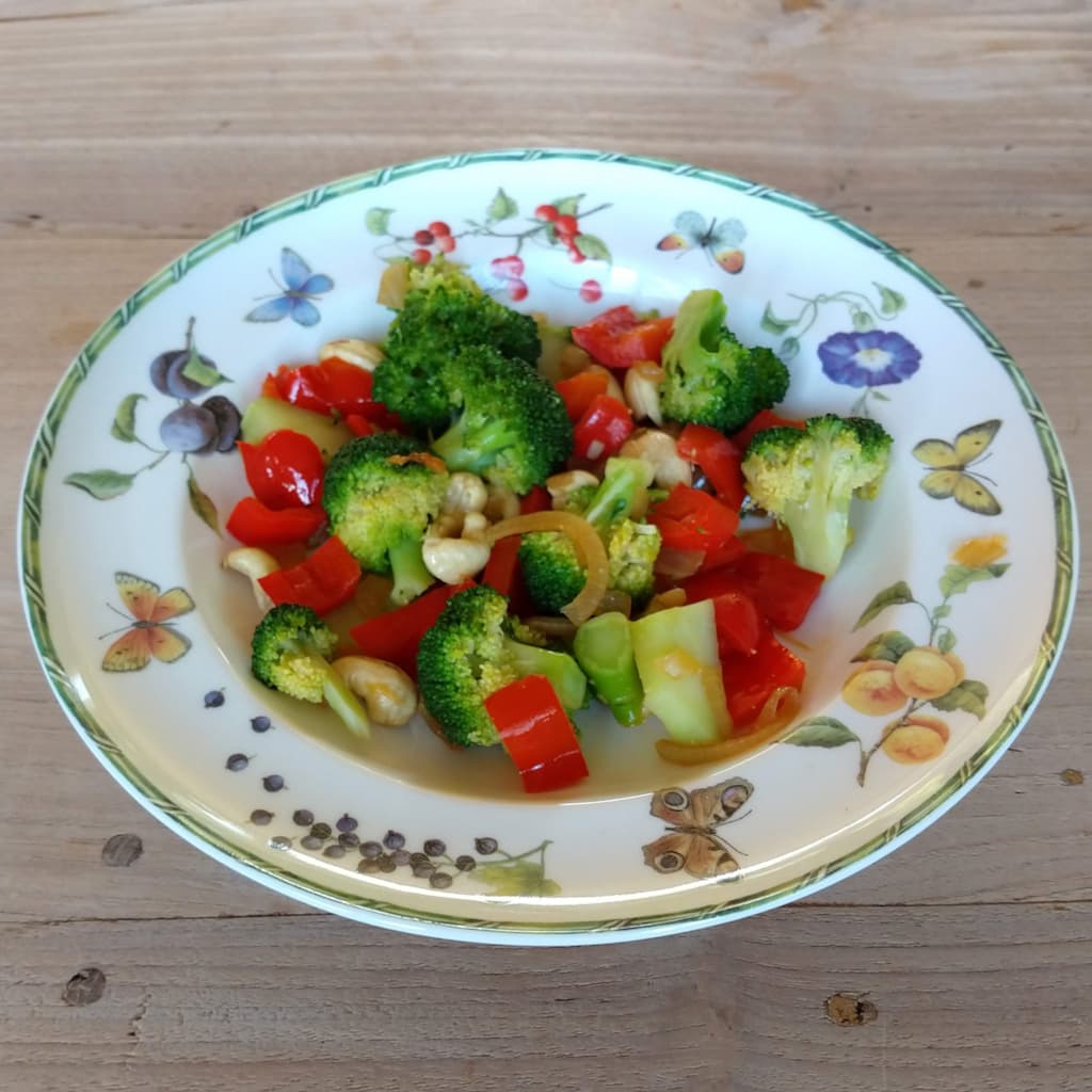 Broccoli met cashewnoten